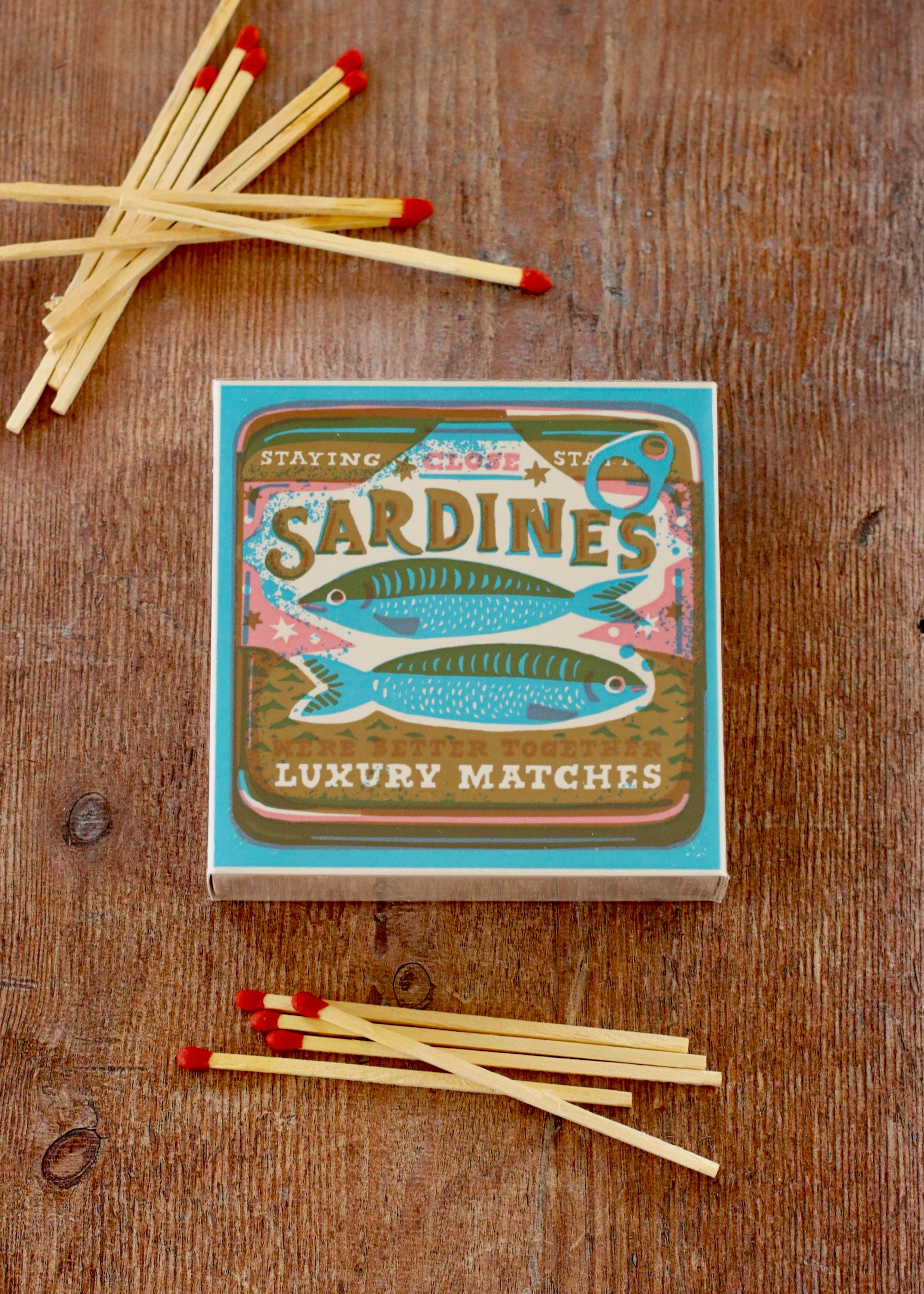 Square Matchbox - Sardines