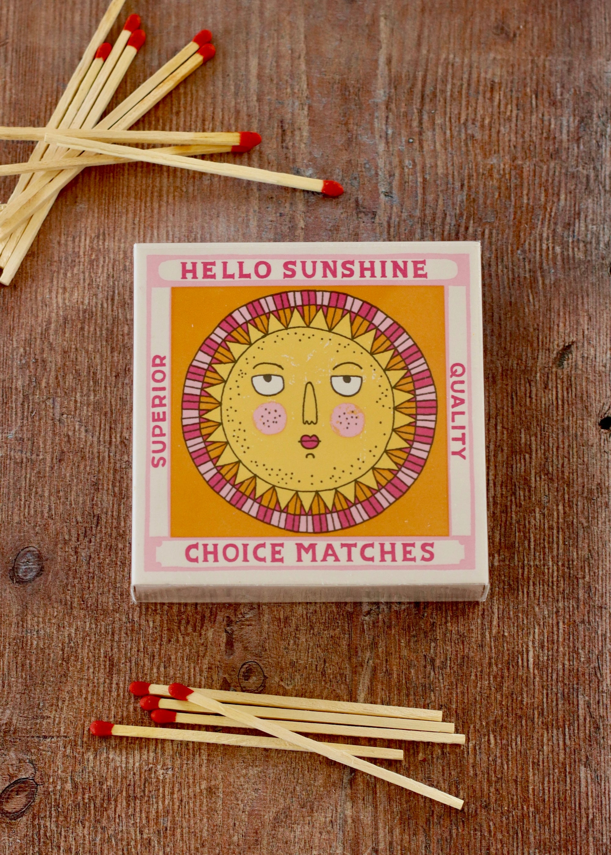 Square Matchbox - Hello Sunshine