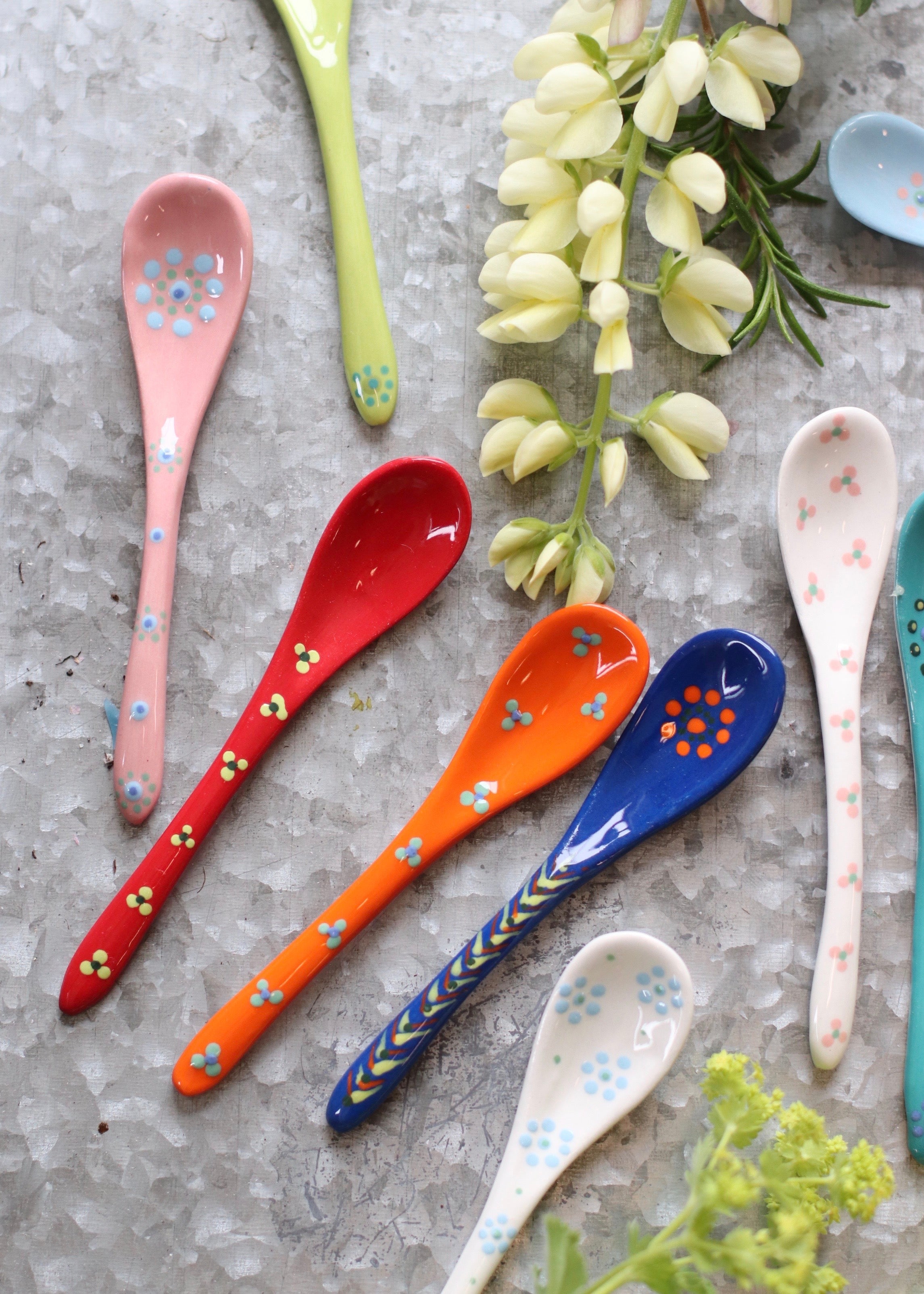 Ceramic Spoon - Red