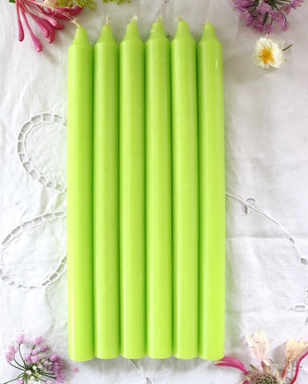 6 Lime Candles