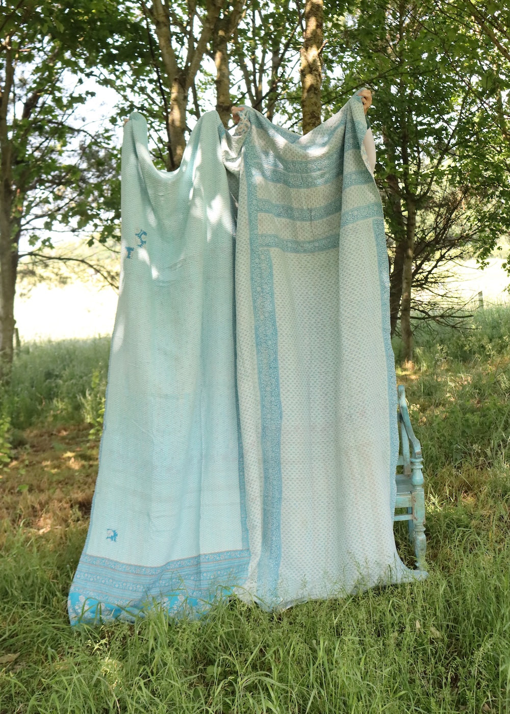 Vintage Kantha Throw K 526