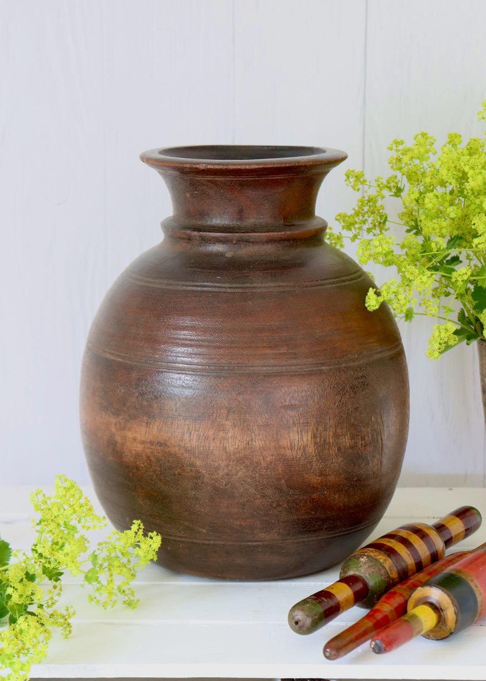Decorative Wooden Pot - 17