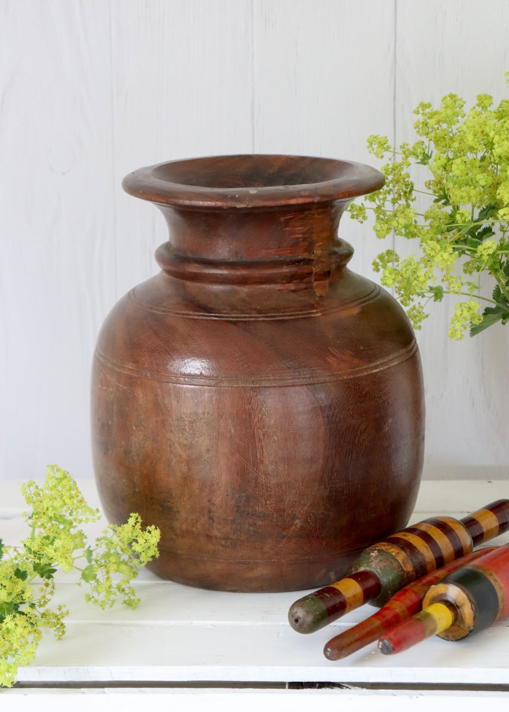 Decorative Wooden Pot - 28