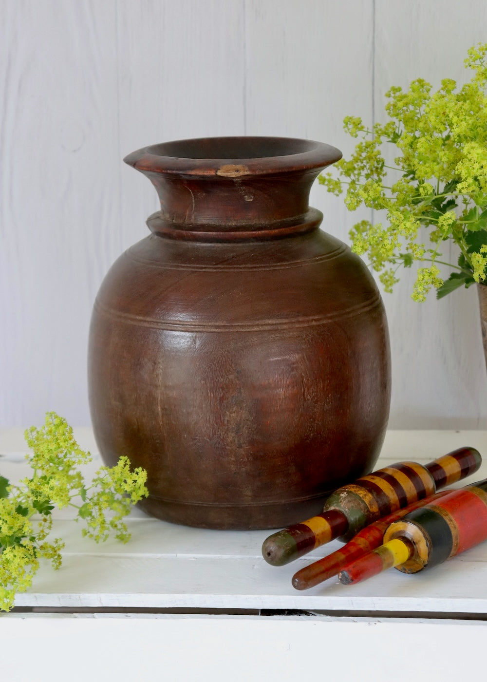 Decorative Wooden Pot - 22