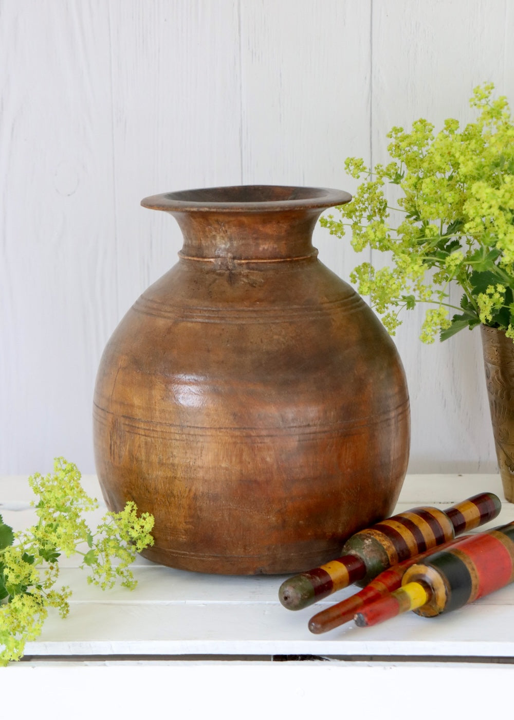 Decorative Wooden Pot - 7