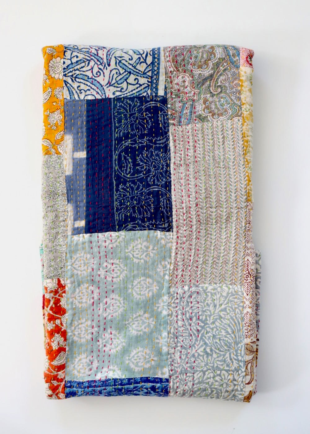 Block Print Patchwork Throw 5- SINGLE