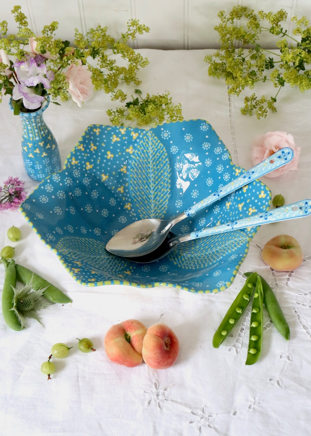 Balfour Salad Bowl Turquoise