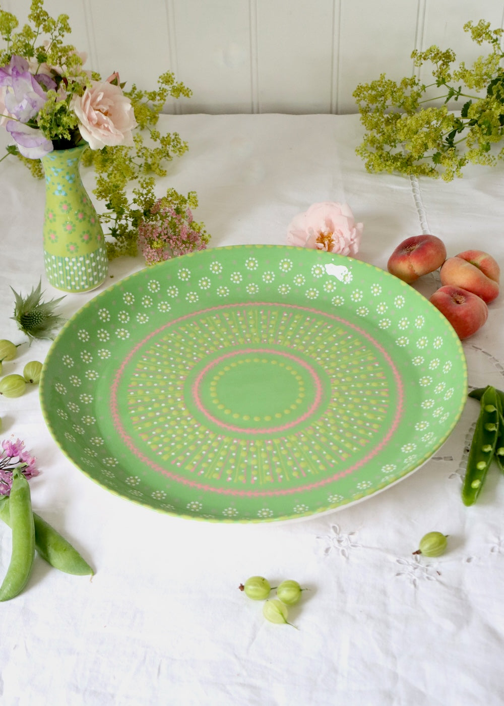 Round Serving Platter - Cactus NEW COLOUR