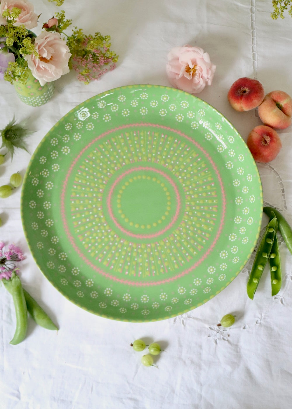 Round Serving Platter - Cactus NEW COLOUR