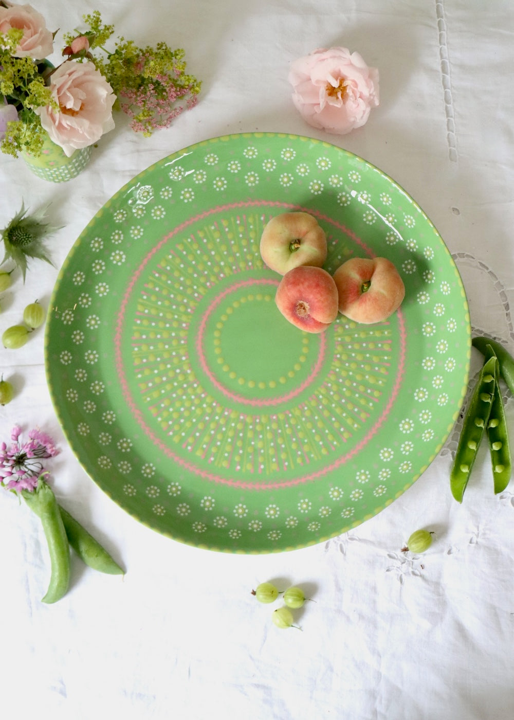 Round Serving Platter - Cactus NEW COLOUR