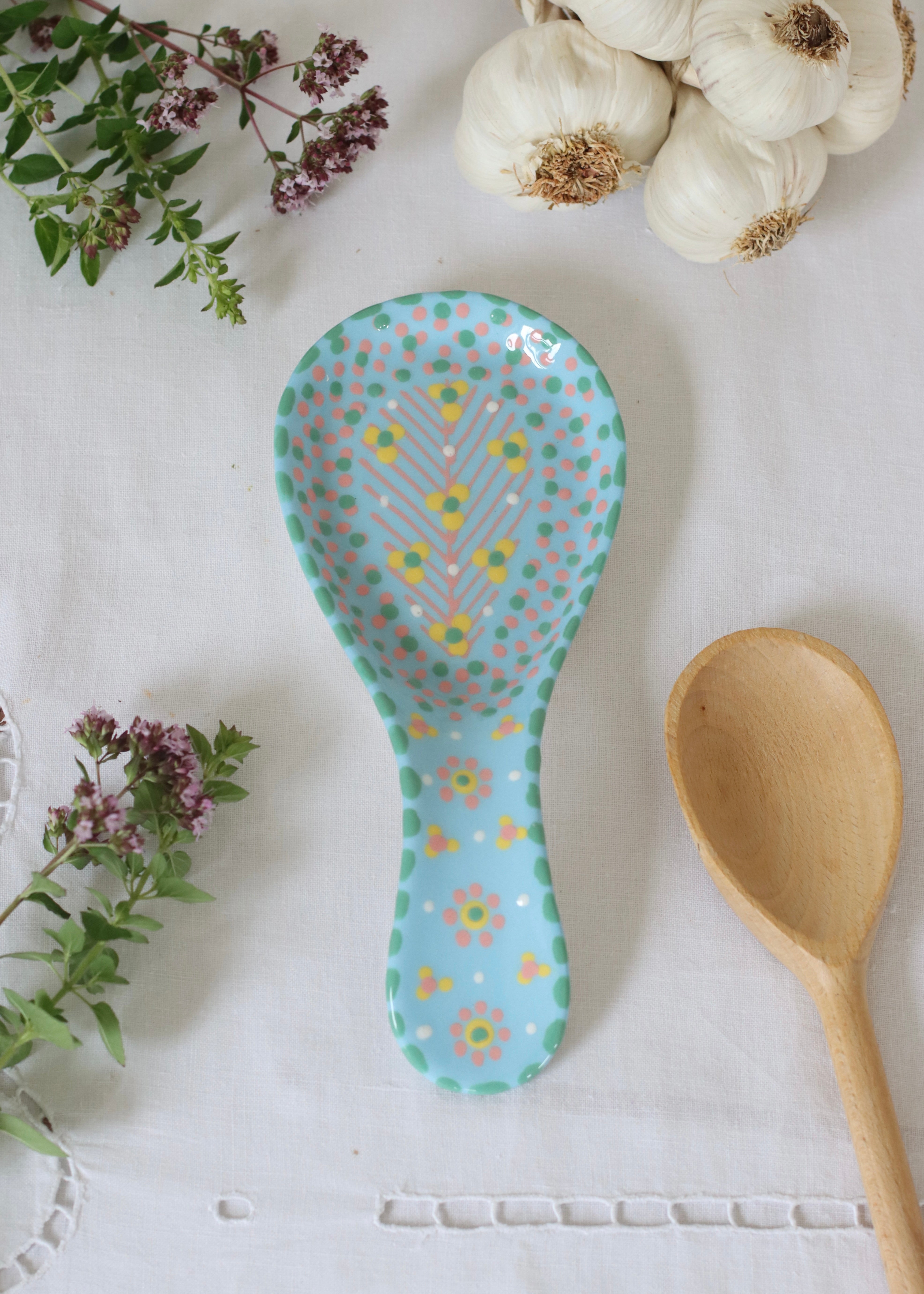 Spoon Rest - Pale Blue