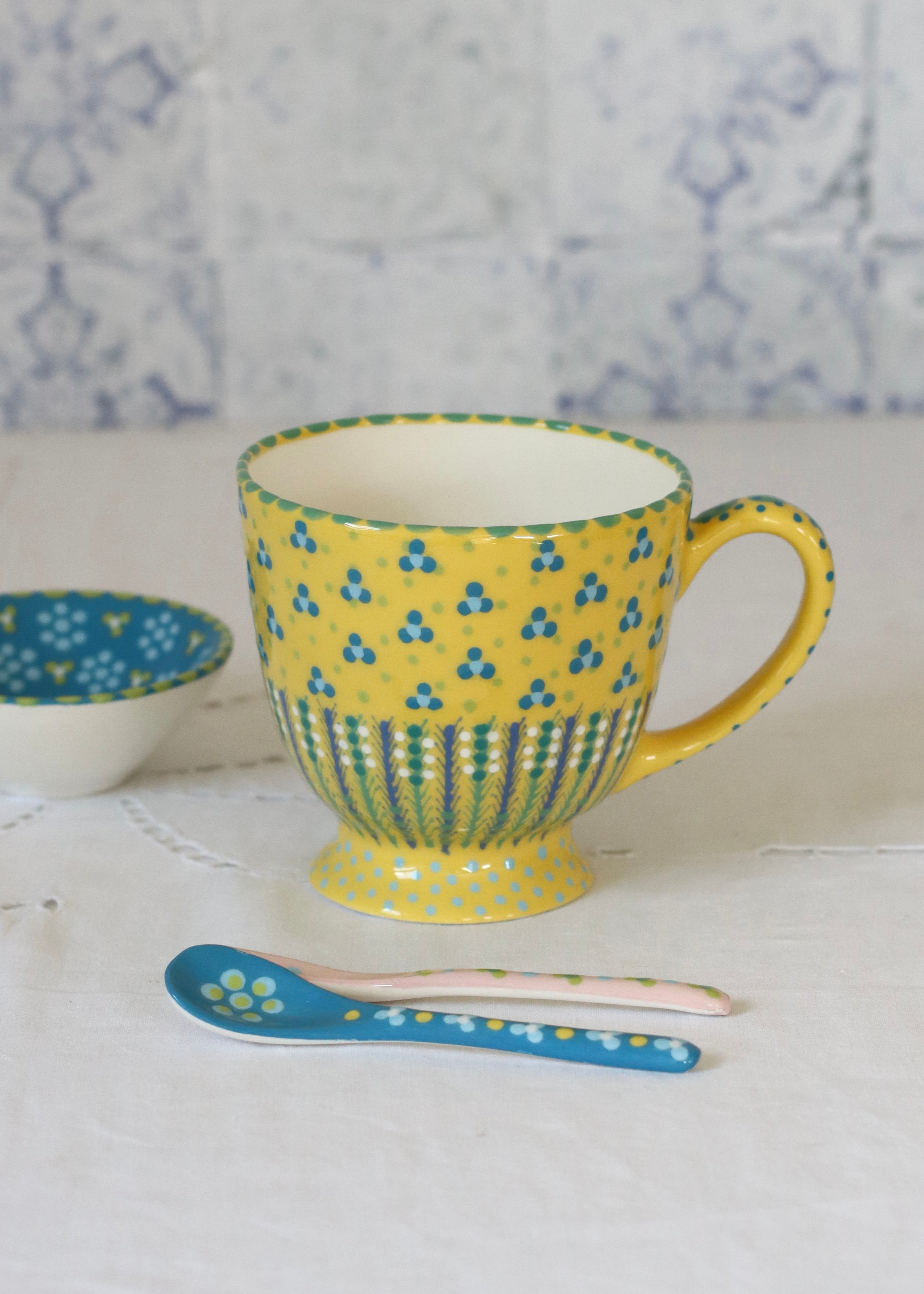 Time for Tea Cup - Yellow
