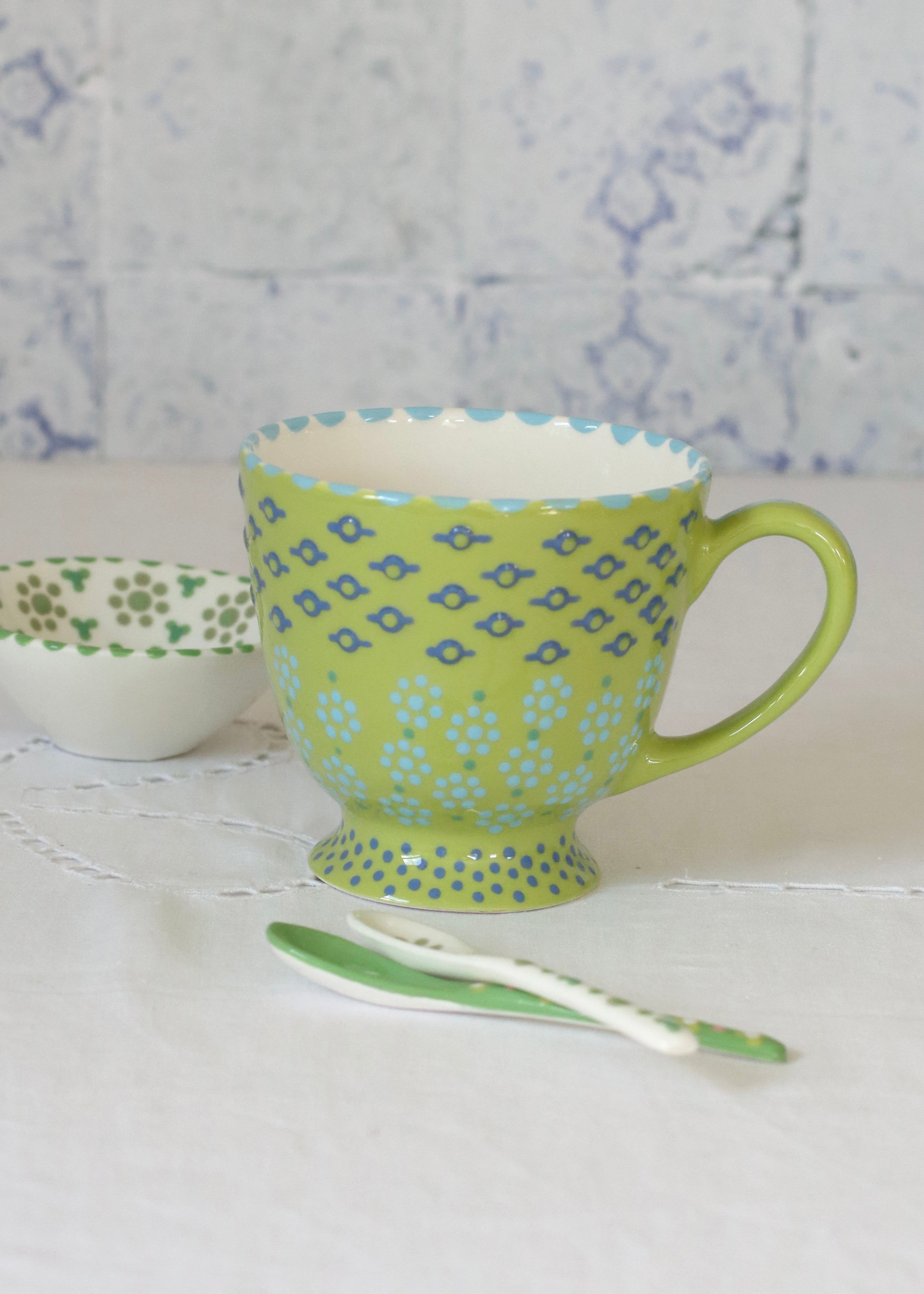 Time for Tea Cup - Lime