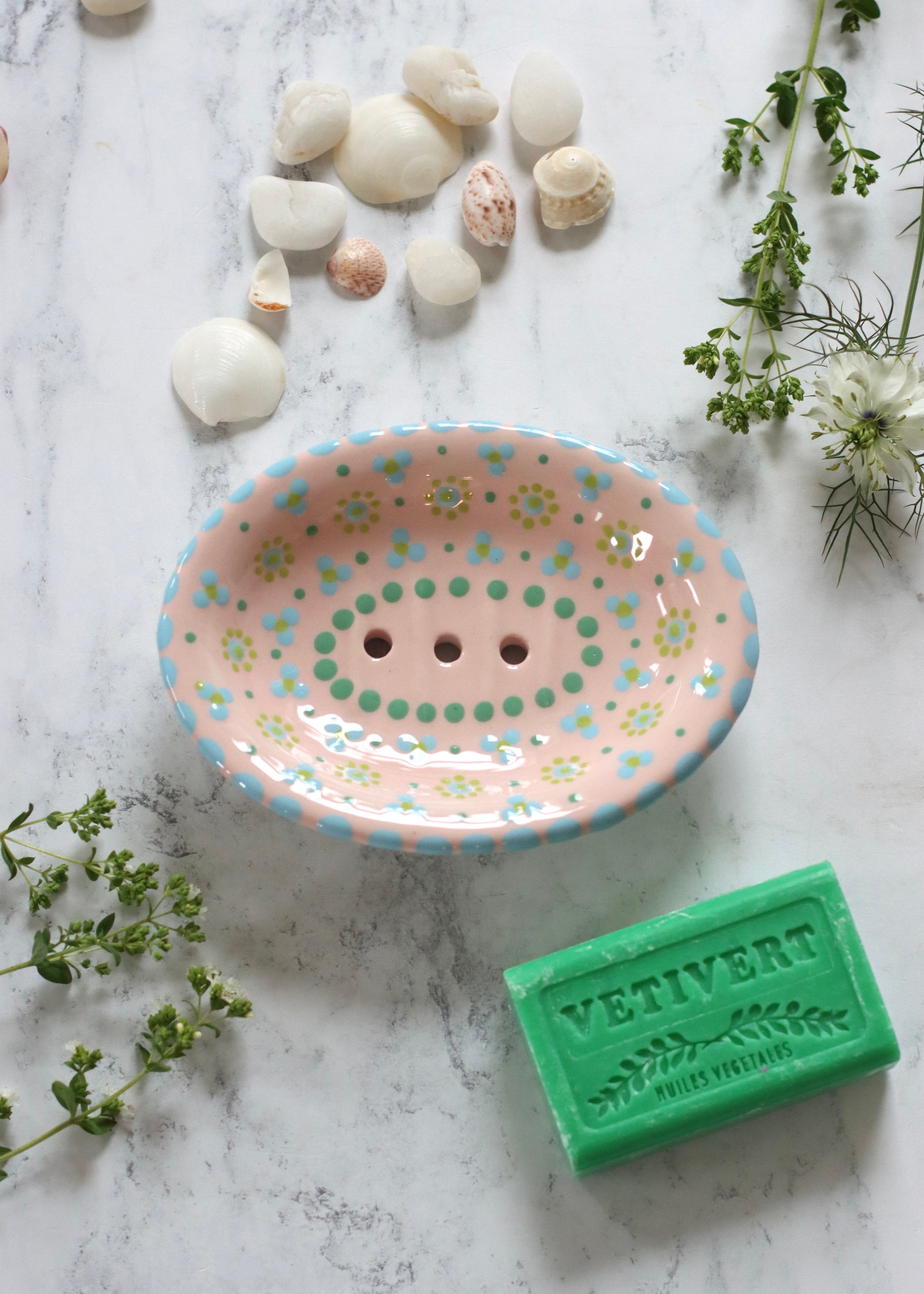 Soap Dish Pale Pink