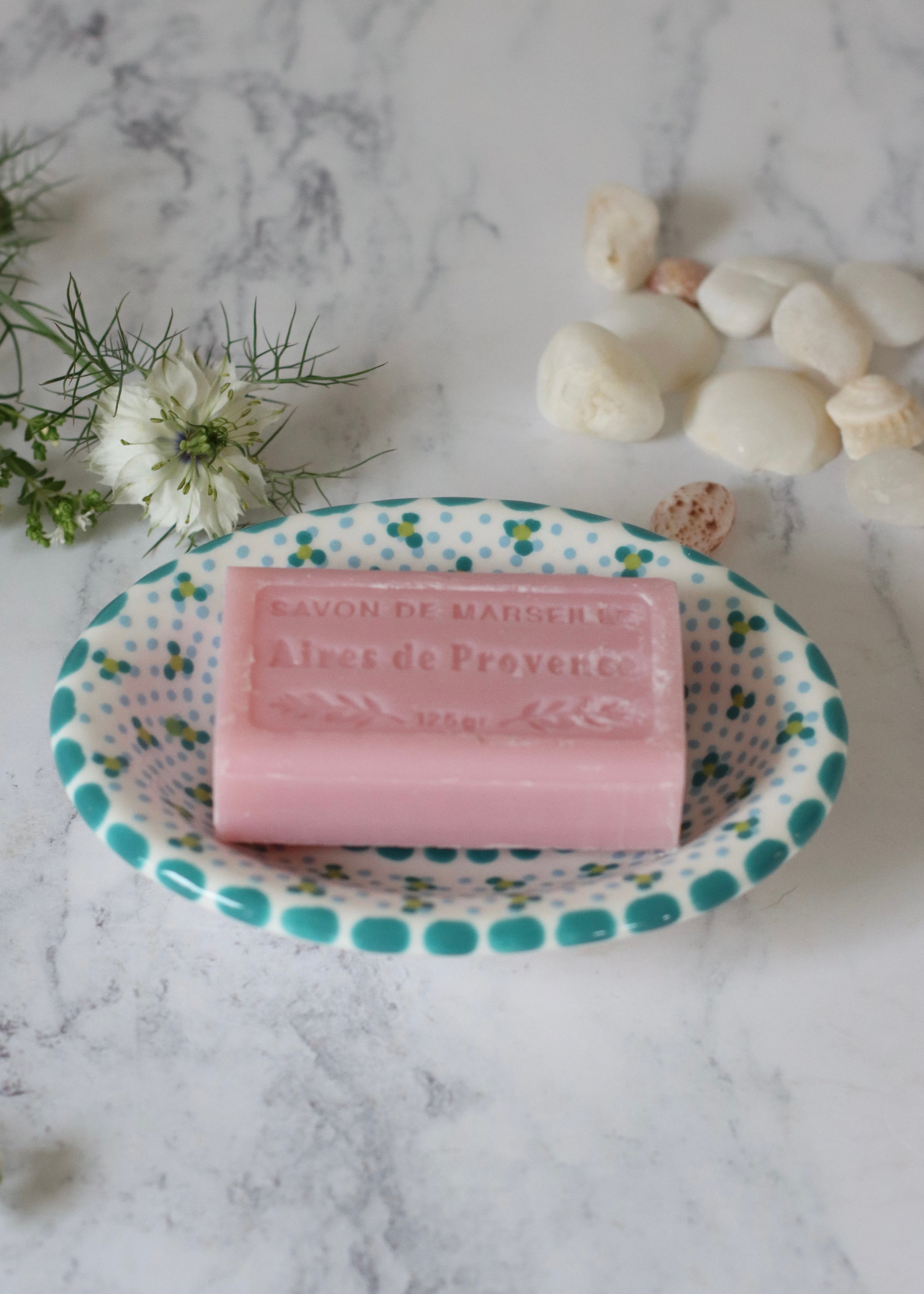 Soap Dish White & Jasper