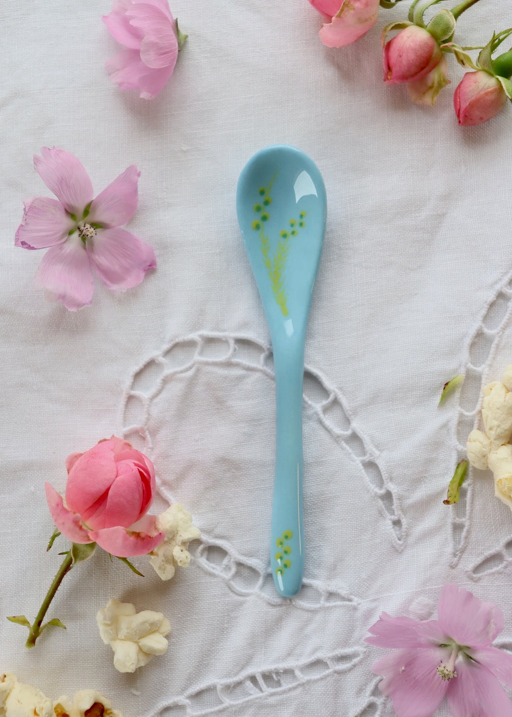 Ceramic Spoon - Pale Blue