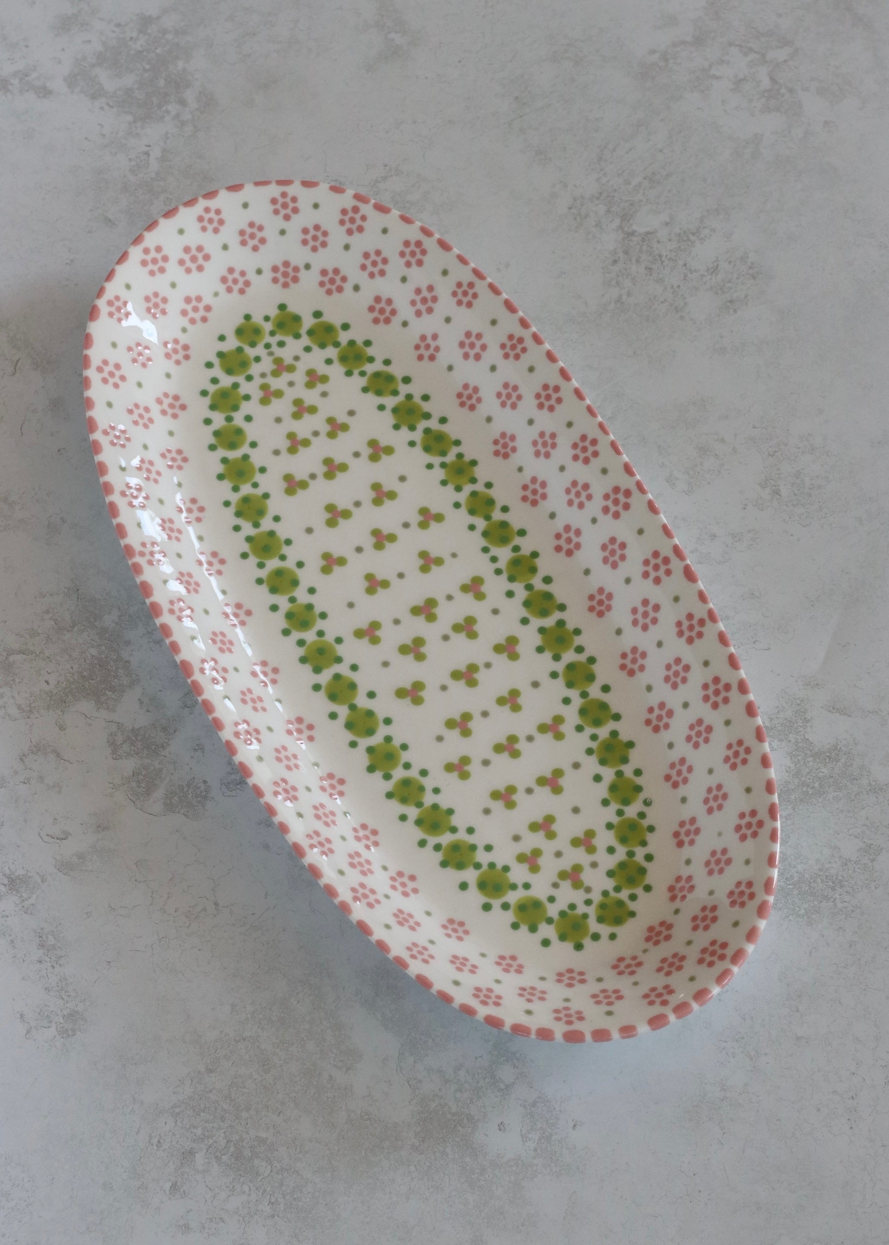 Margo Platter - White and Pink