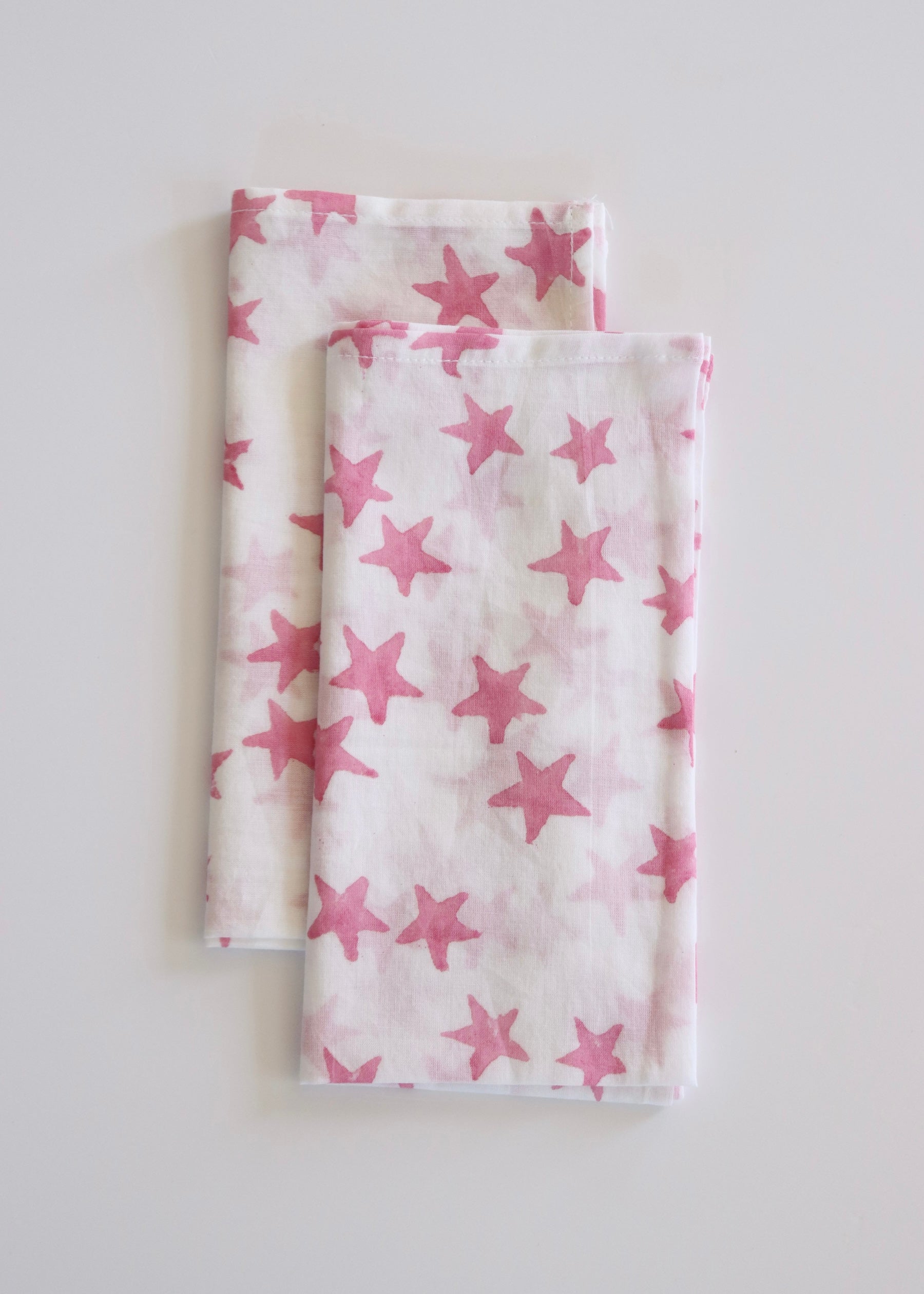 Pair of Hankies - Super Star Pink