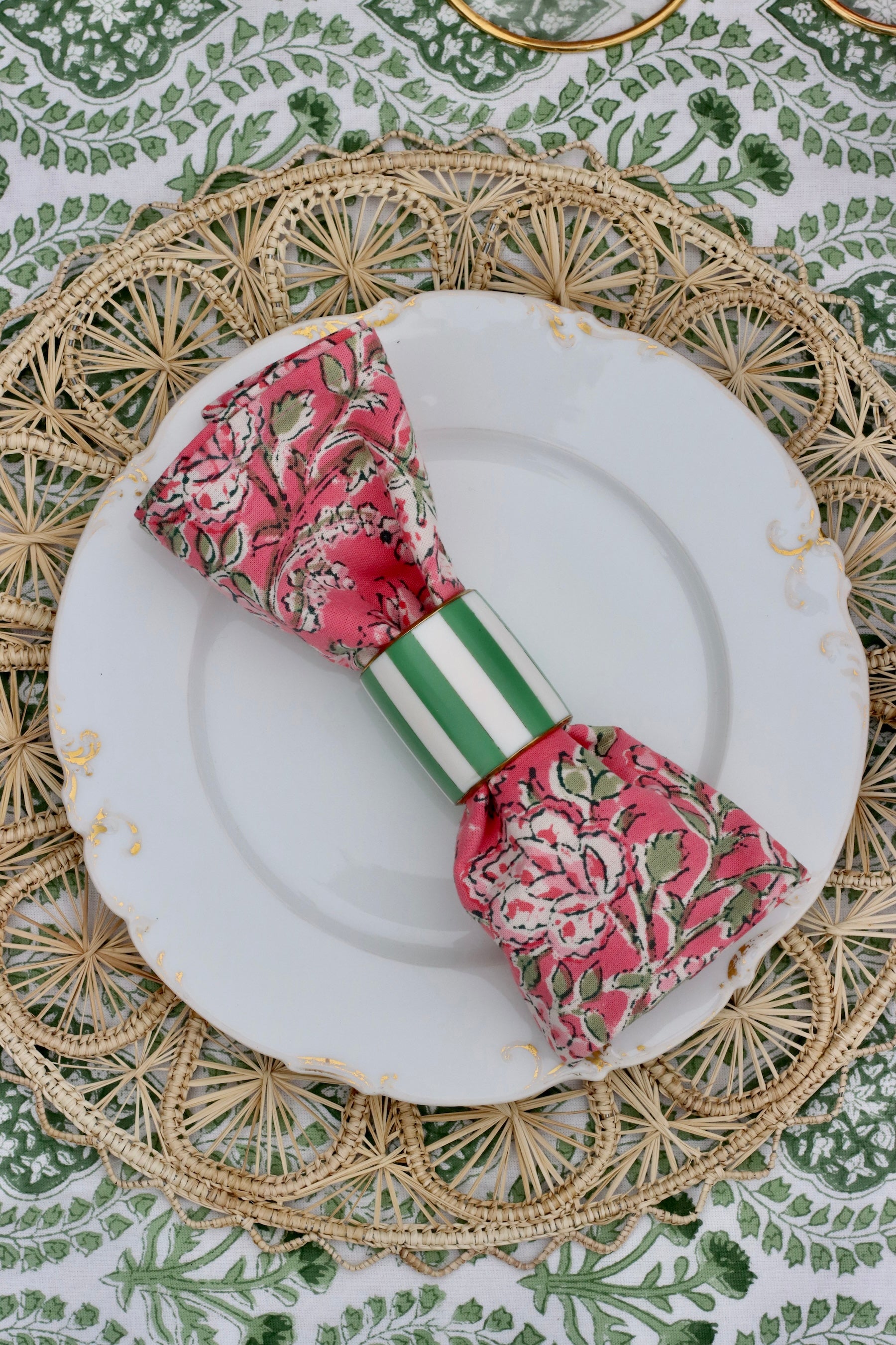 Set Of 4 Napkins - English Garden