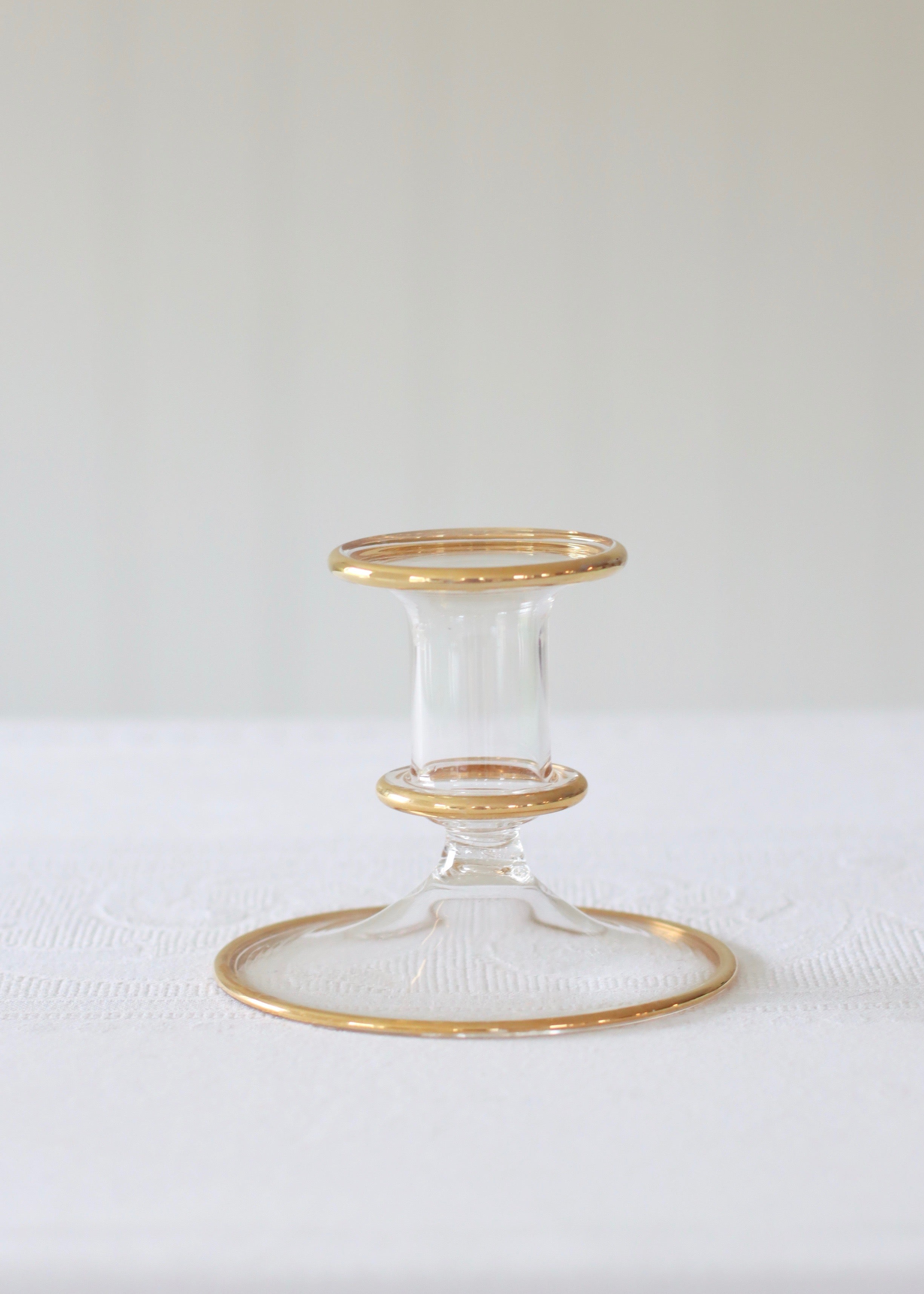 Salma Candlestick - Clear