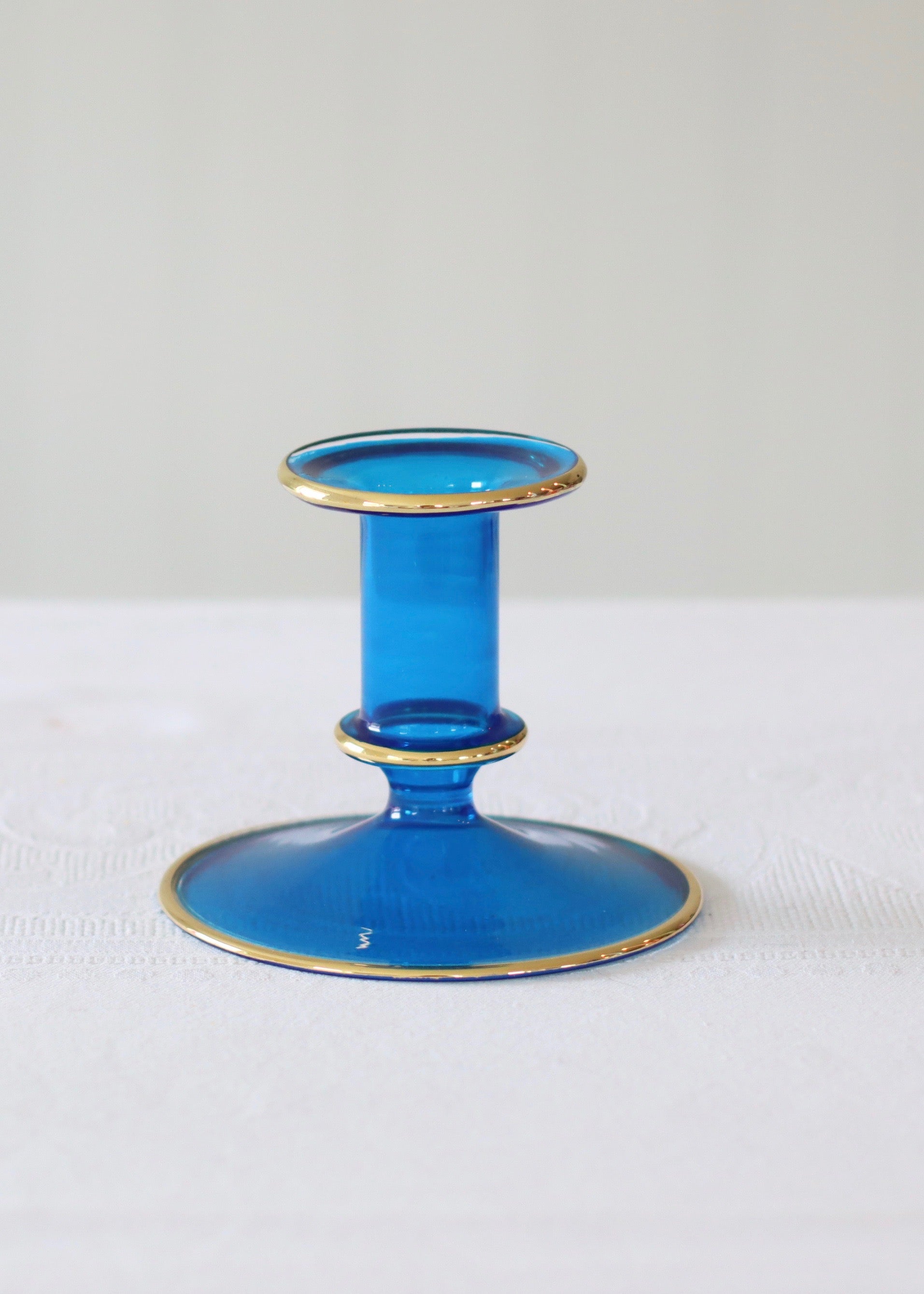 Salma Candlestick - Turquoise