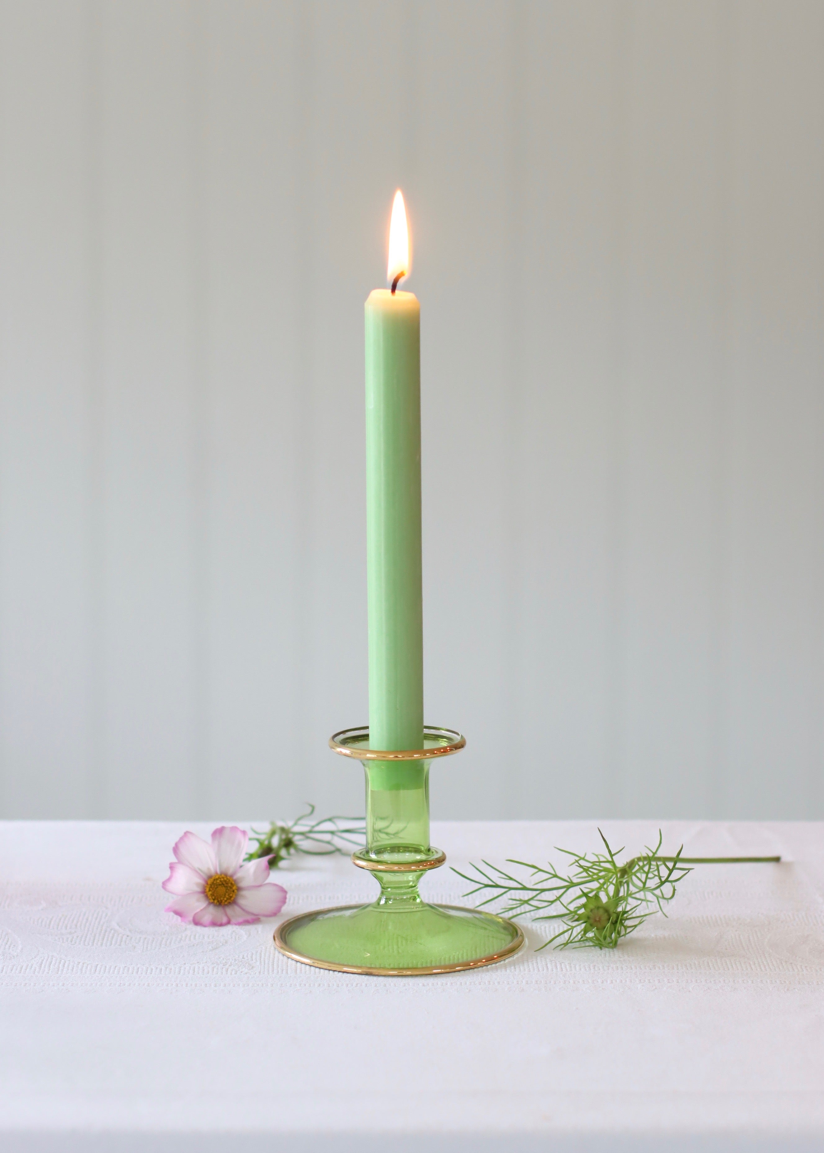 Salma Candlestick - Lime