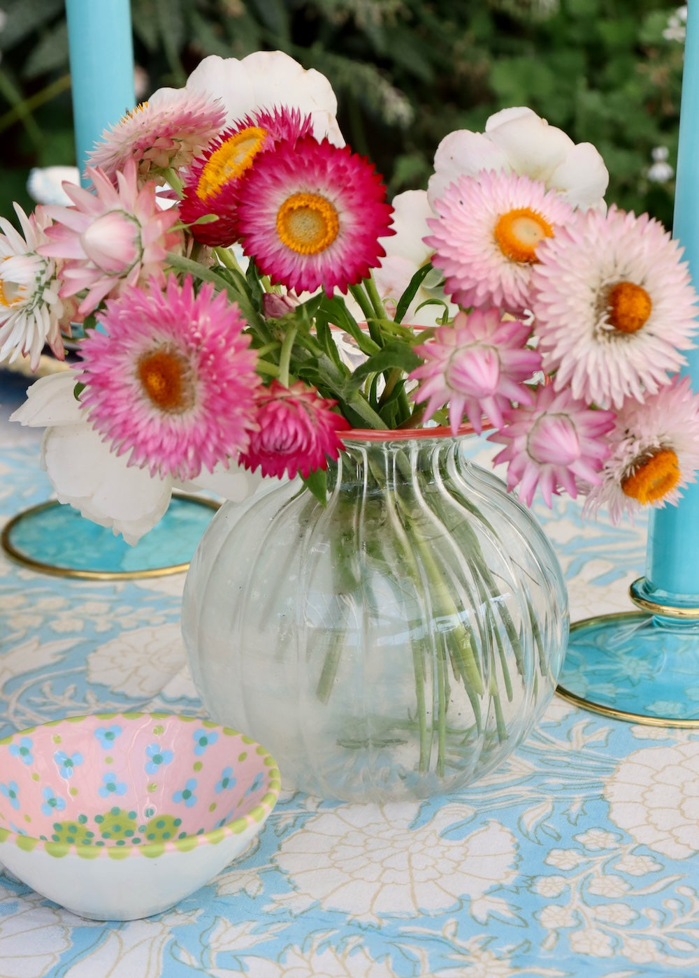 ROUND TABLECLOTH - Gentle Turquoise