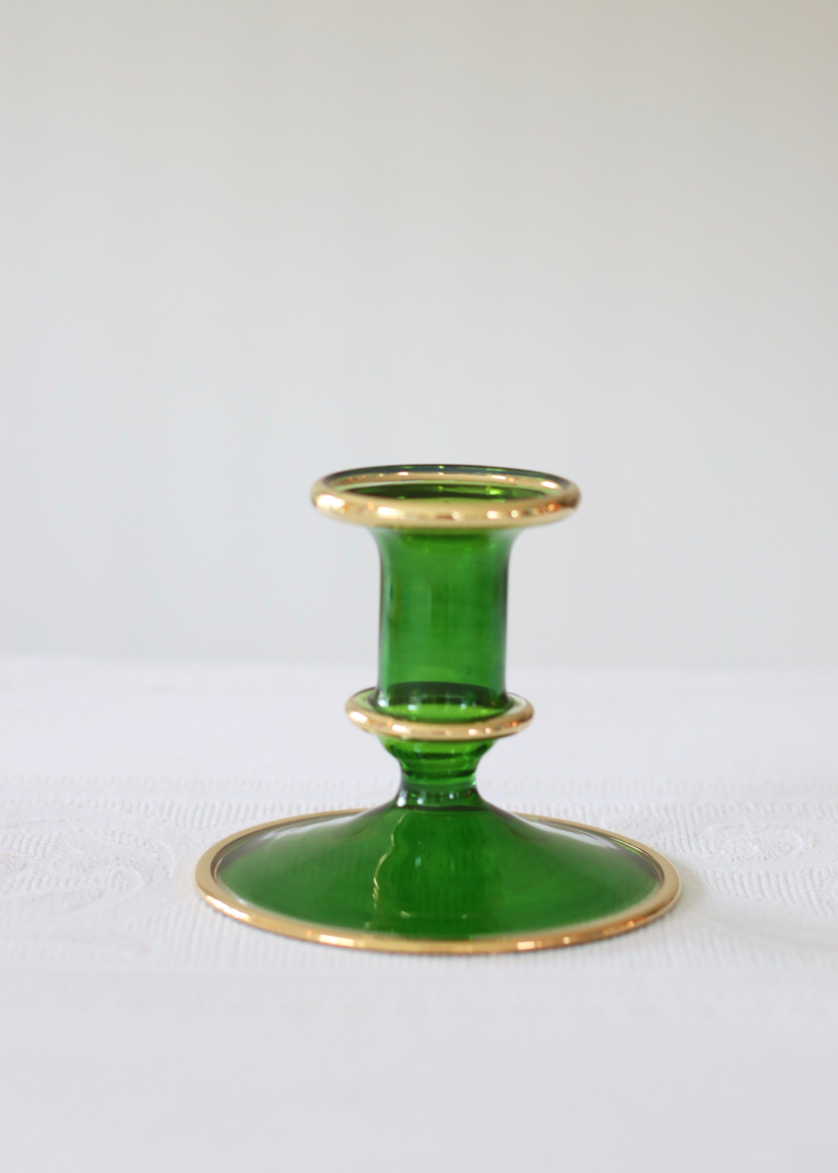 Salma Candlestick - Green