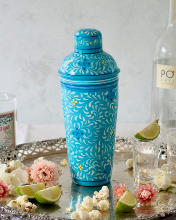 NEW STYLE: Cocktail Shaker - Petrol Blue