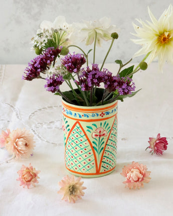 Brush Pot - Caribbean Vibe