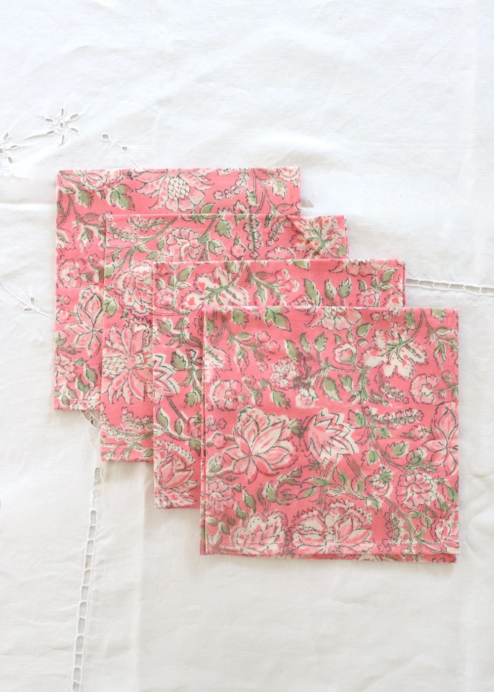 Set Of 4 Napkins - English Garden