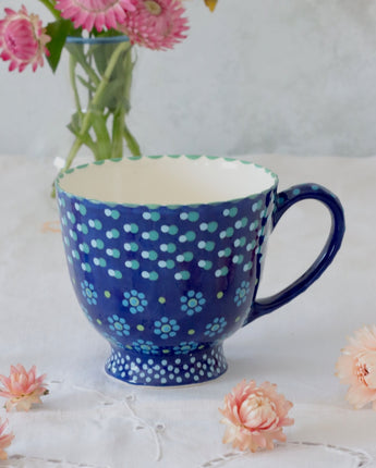 Time for Tea Cup - Midnight Blue