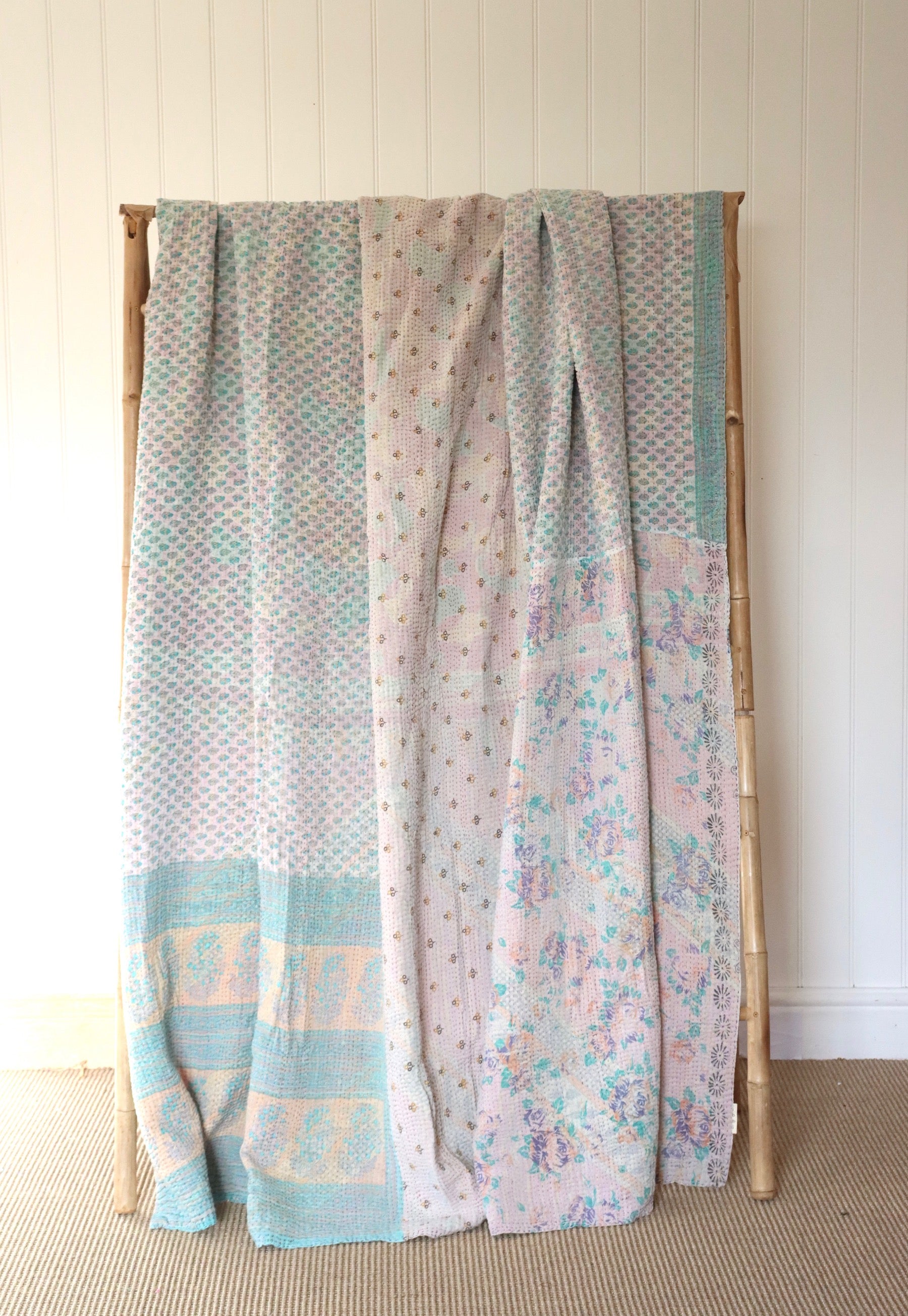 Super King Vintage Kantha Throw  - SK 623