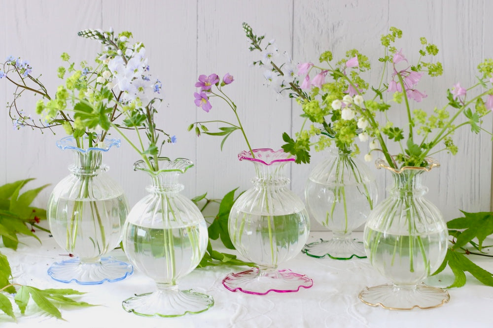 Nanu Glass Vase - Hot Pink