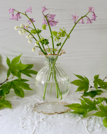 Nanu Glass Vase - Gold