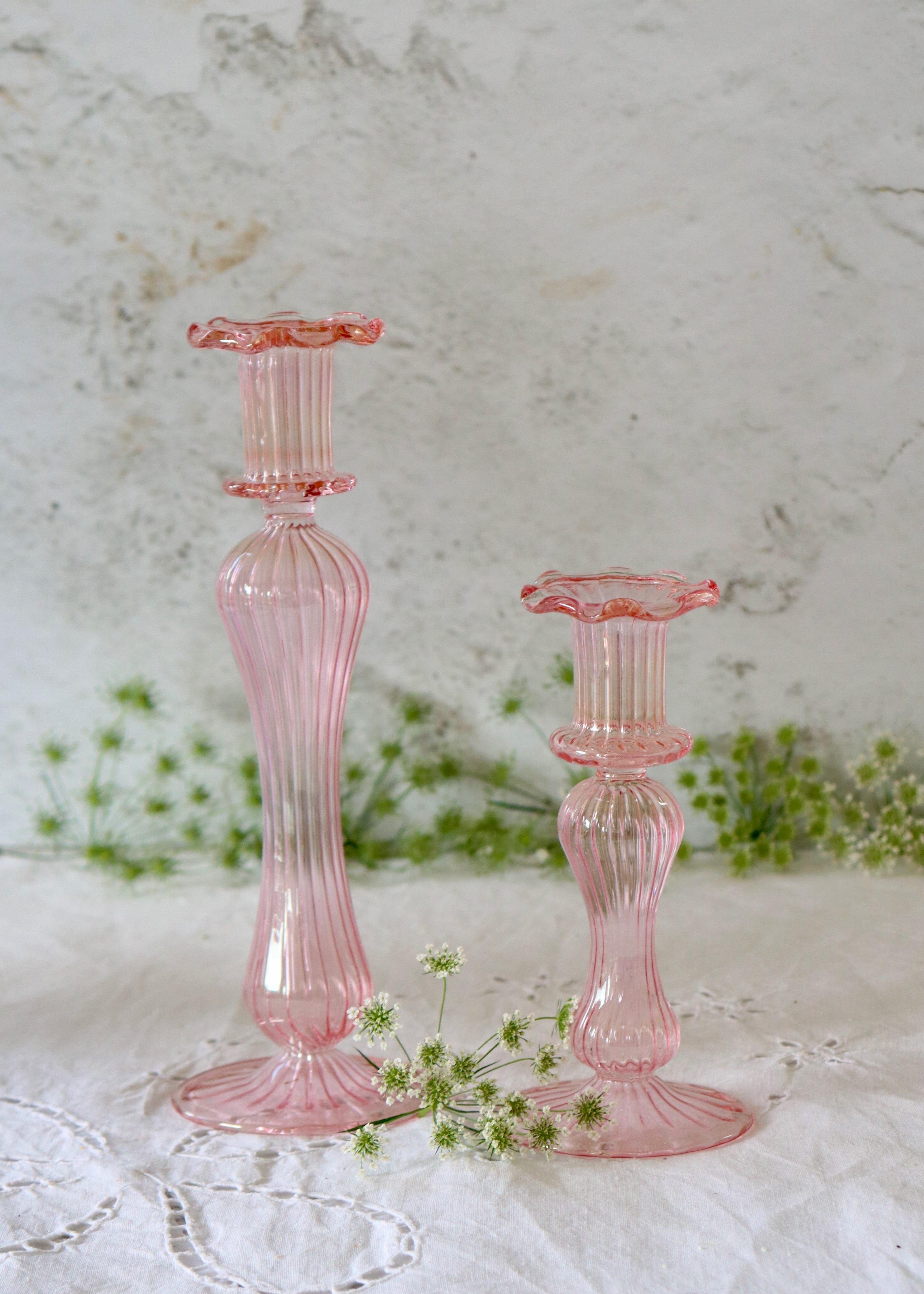 Gigi Candlestick- Pink
