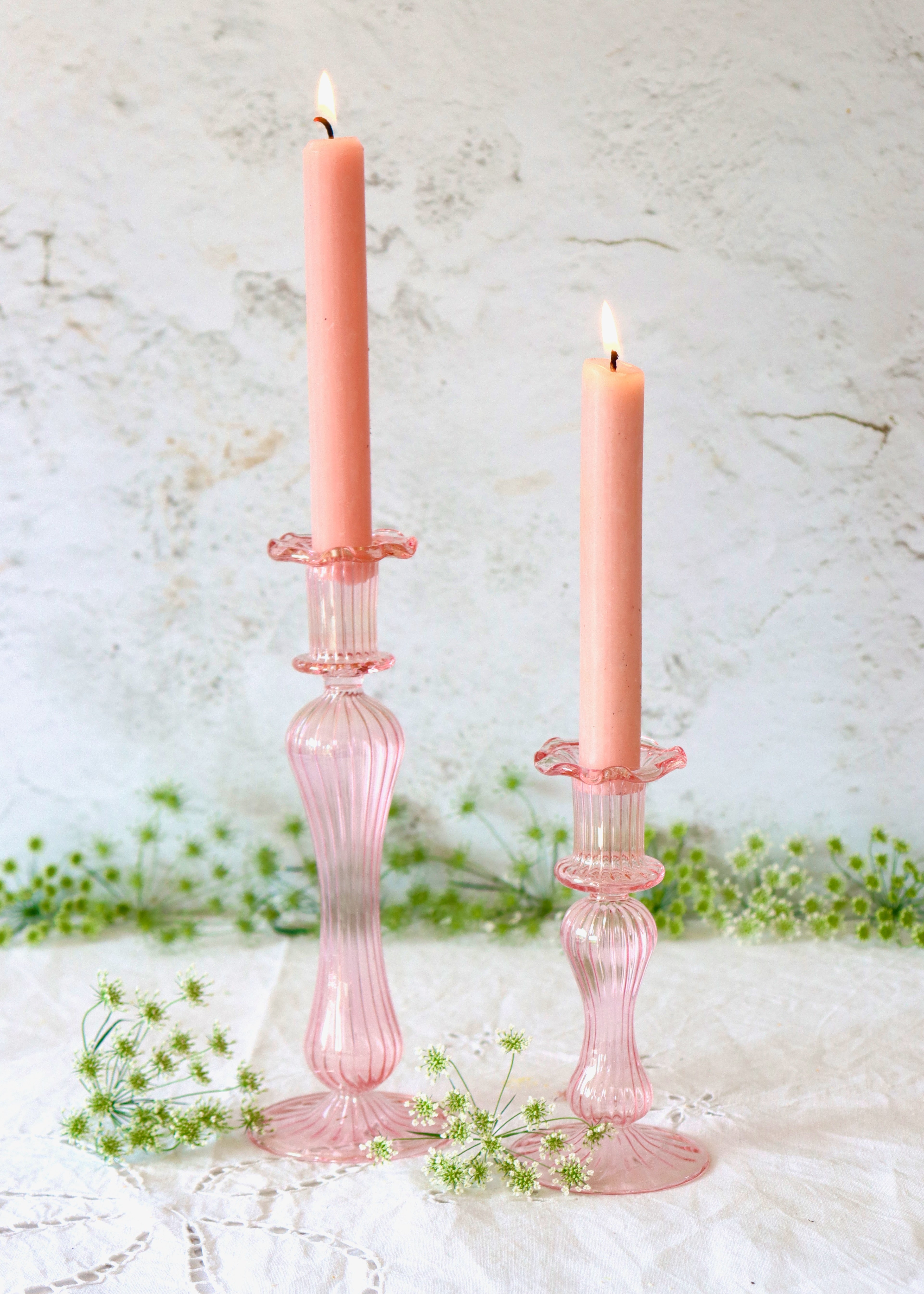 Gigi Candlestick- Pink