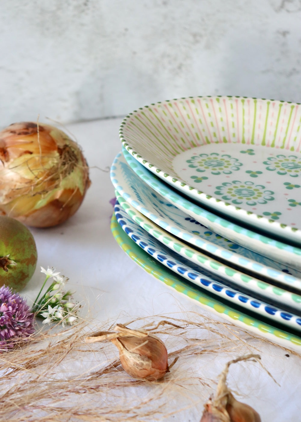 Margo Platter - White & Blue 2