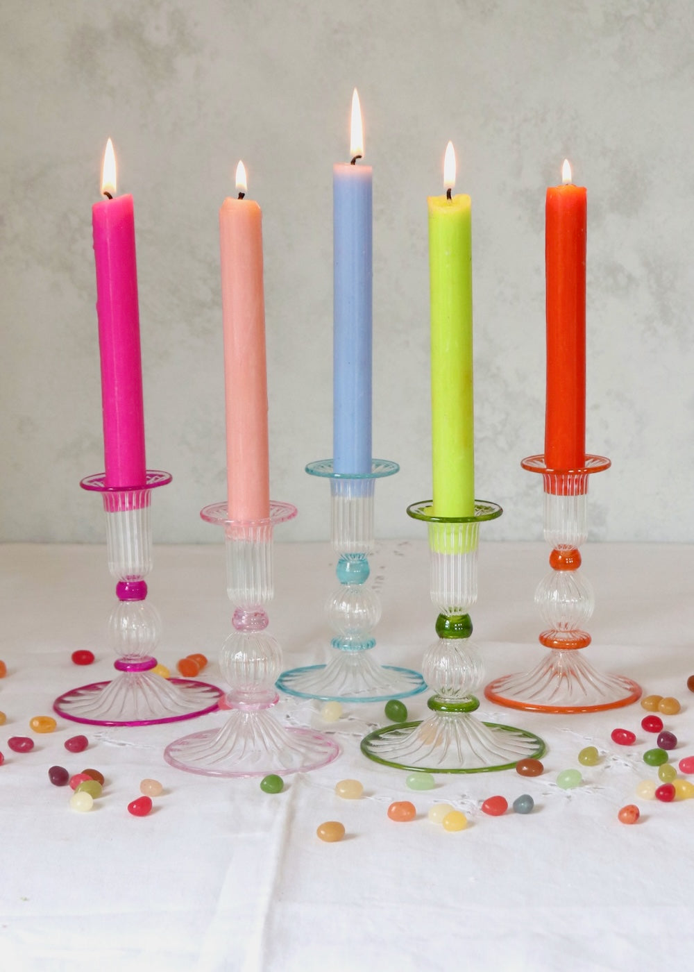 Noor Candlestick - Orange