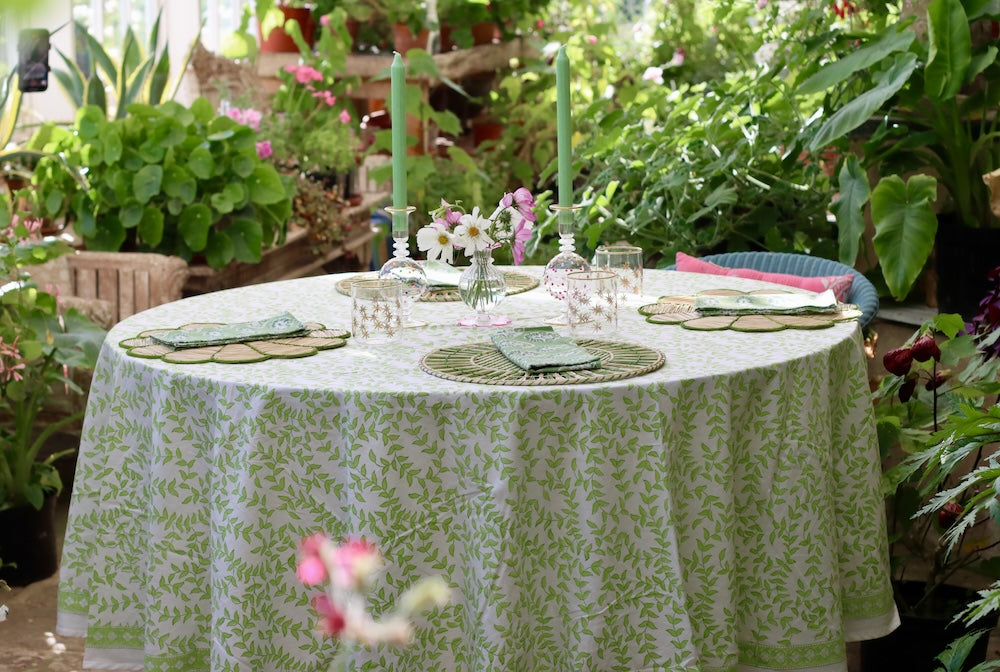 TABLECLOTH - Little Green Leaf