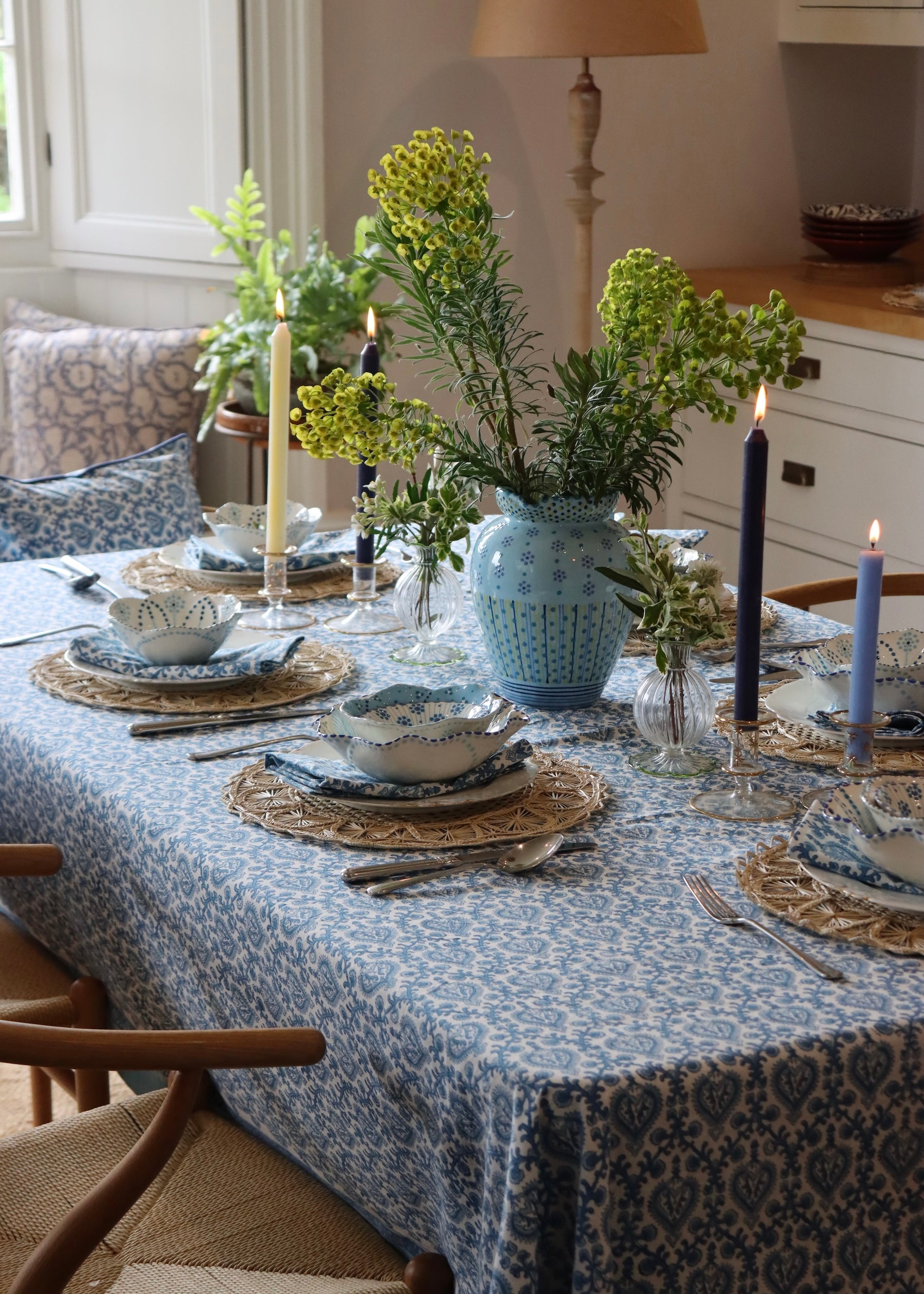 TABLECLOTH - Blue Mughal