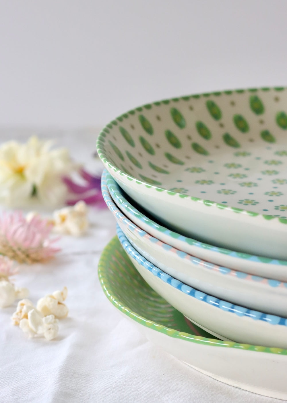 Round Serving Platter - Navy