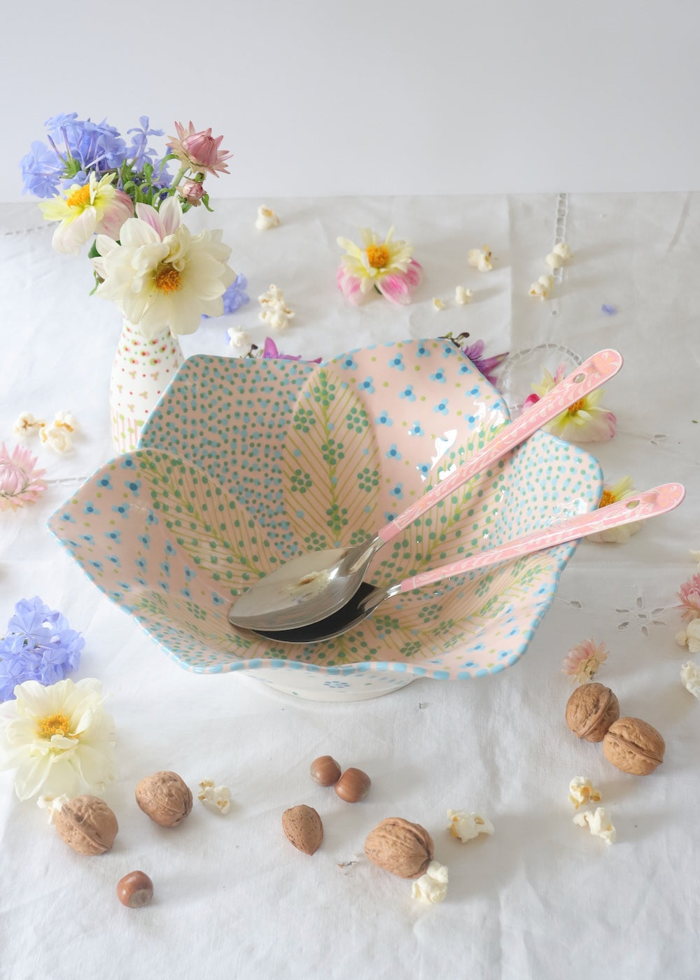 Balfour Salad Bowl: Pale Pink