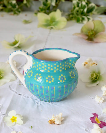 Dinky Jug- Jasper with Yellow Daisies