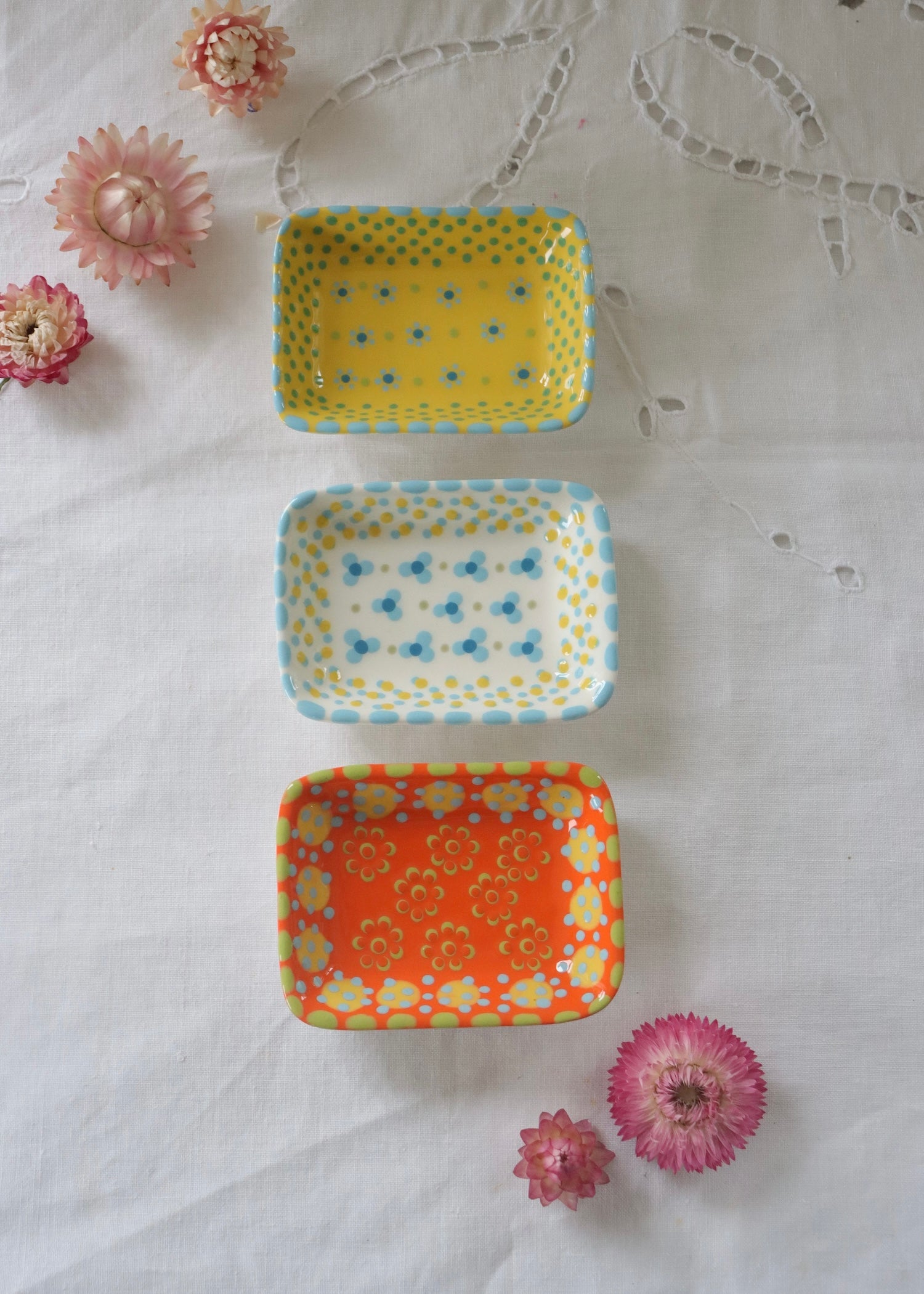 Set of Three Trinket Dishes - Set 4