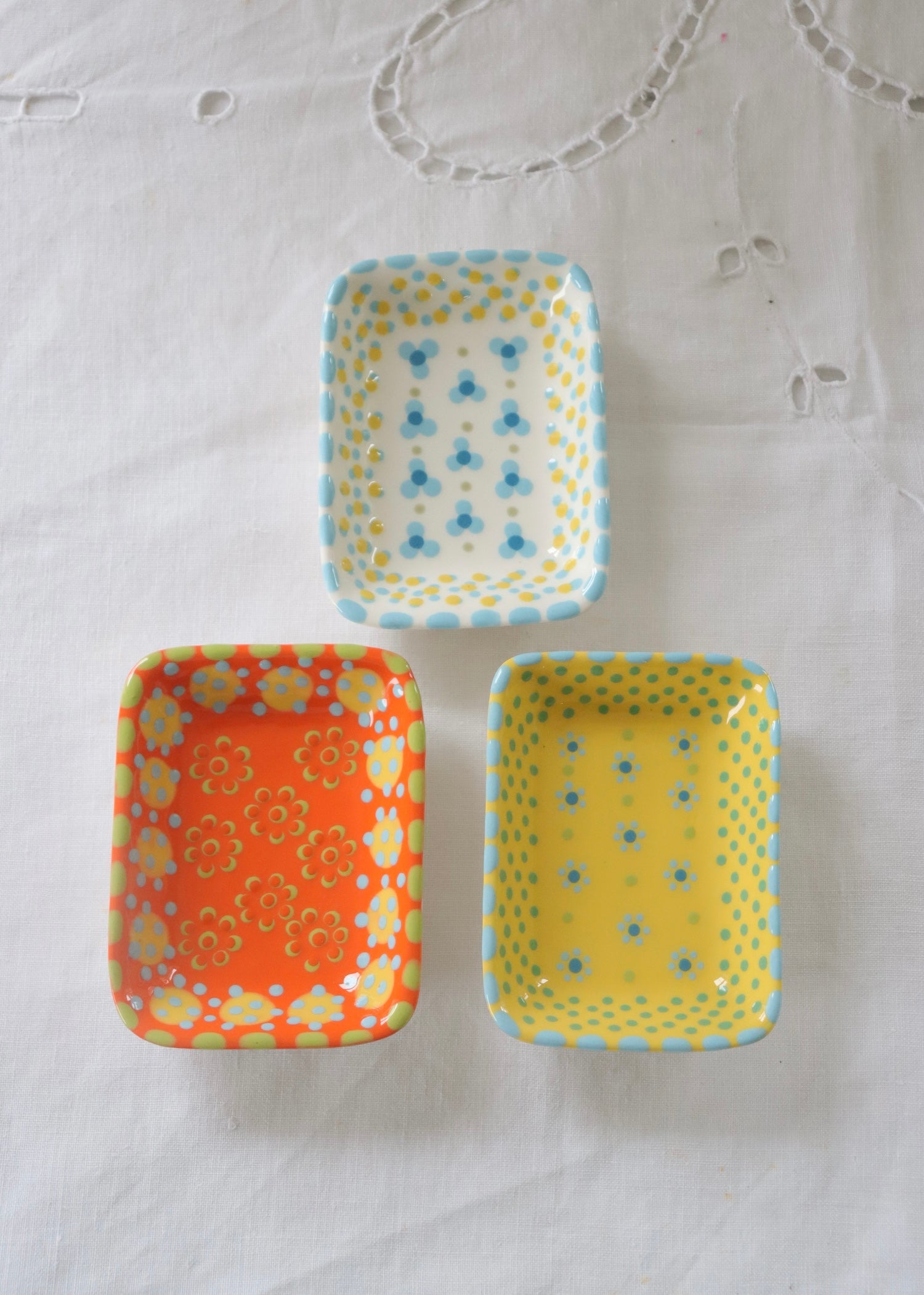 Set of Three Trinket Dishes - Set 4