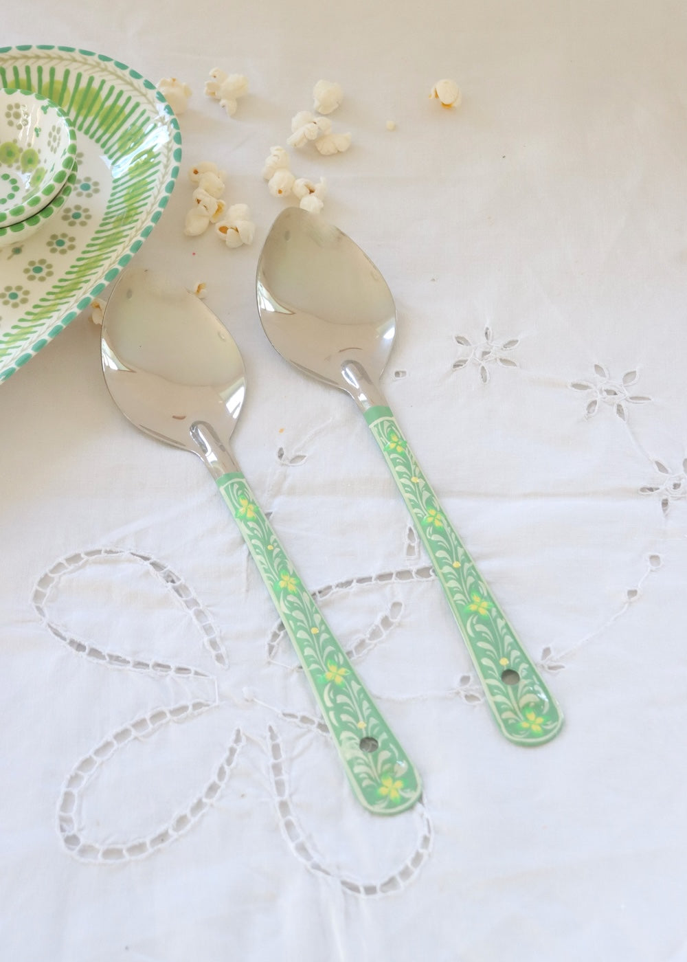 Serving Spoons- Green