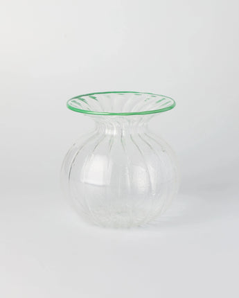 Luna Vase - Lime Rim