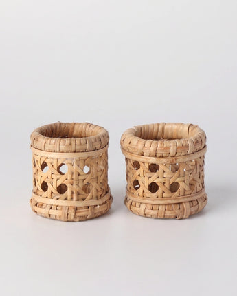Rattan Napkin Rings (Set of 4)