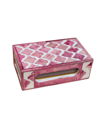 Large Matchbox Holder - Pink